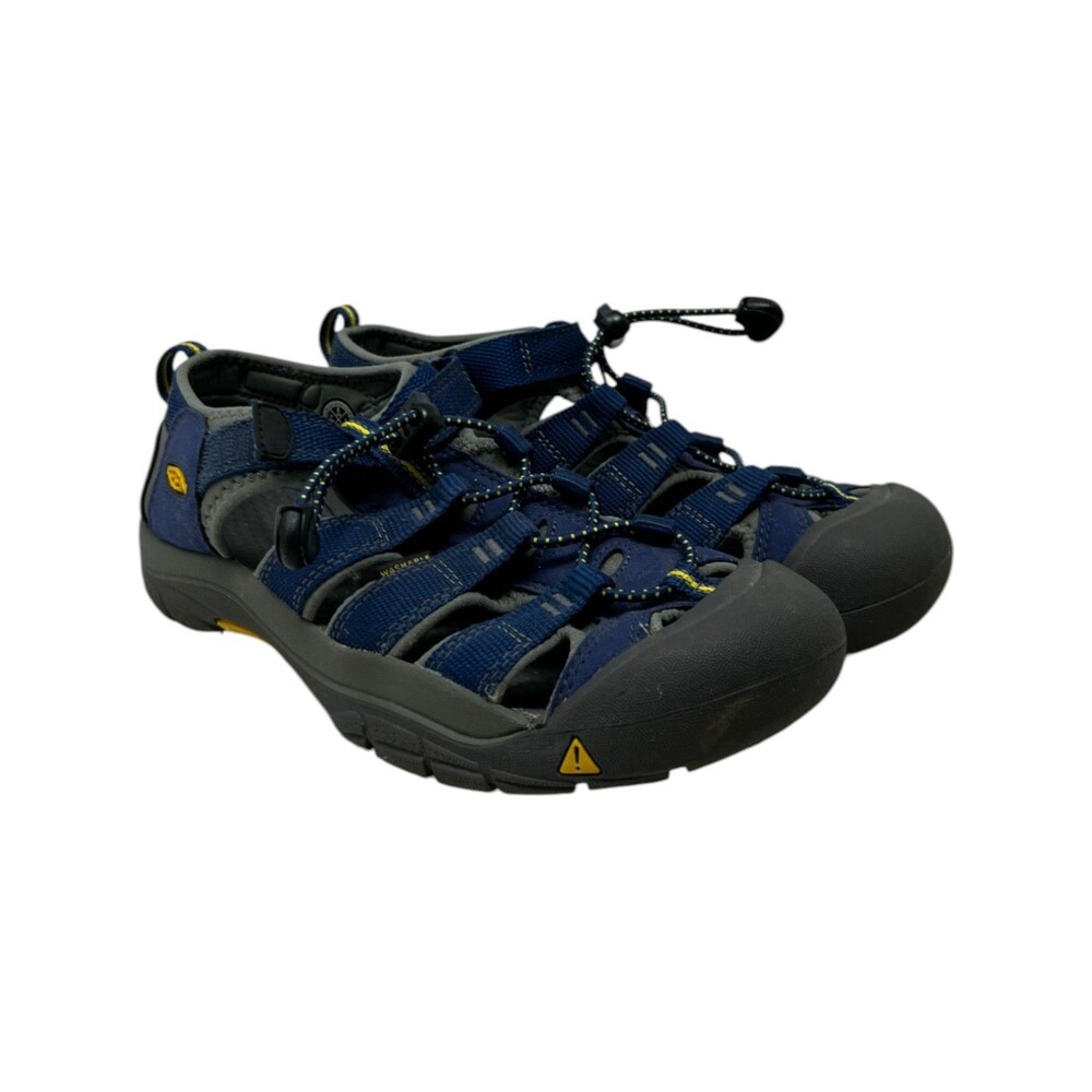 KEEN Newport H2 Waterproof Hiking Sandals Youth Size 5 Blue Yellow Gorpcore